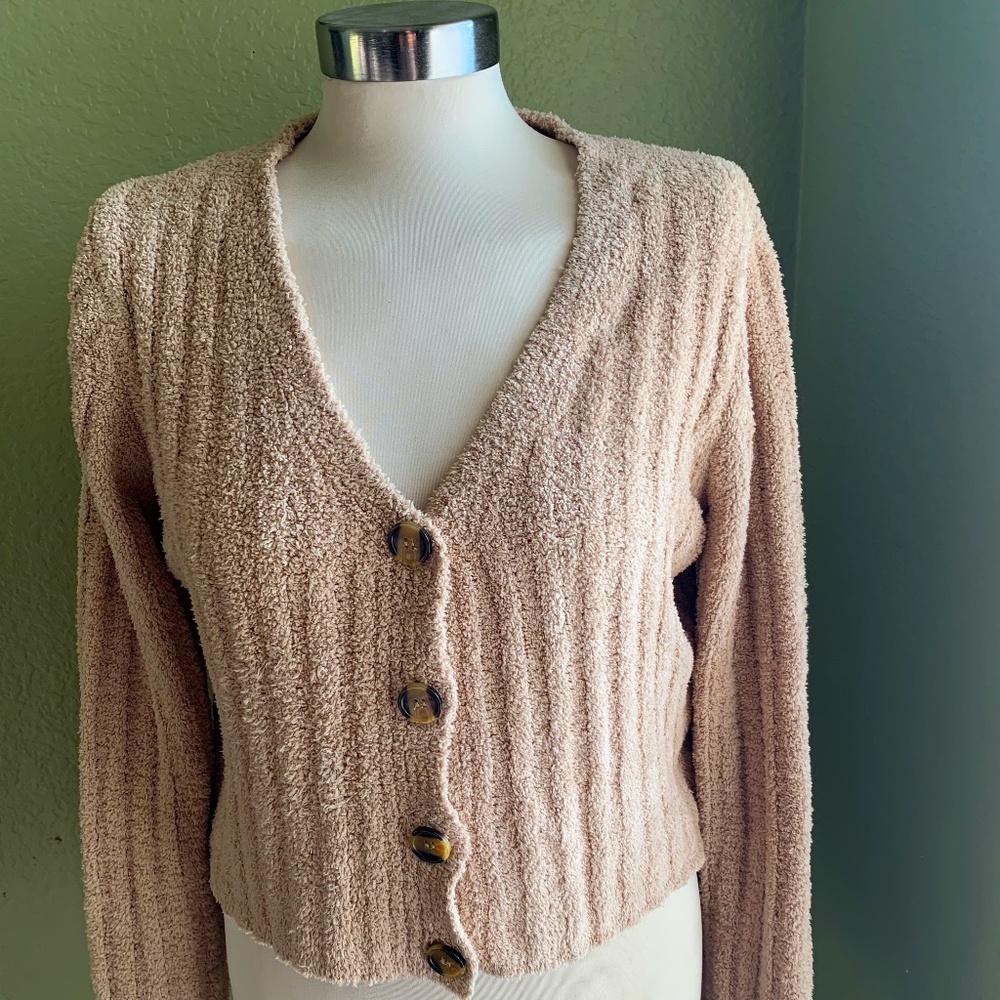 Love Change 4-Button Sweater